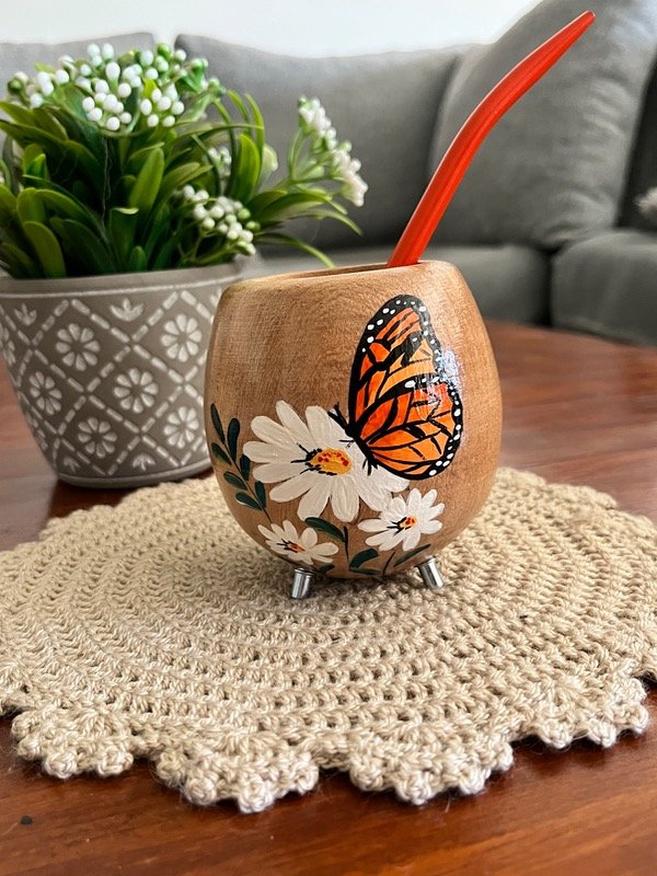 Producto - Mate con patitas Primavera