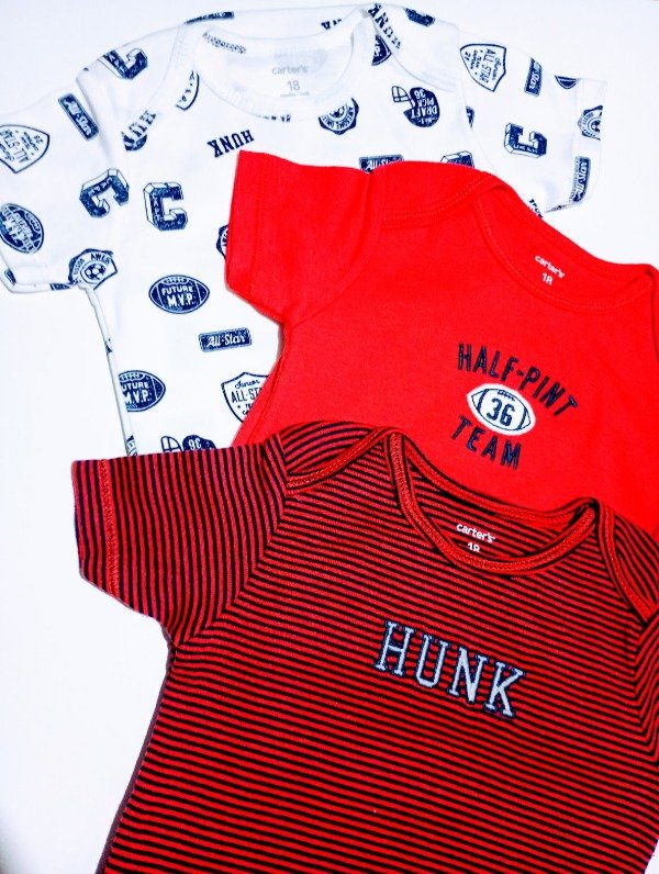 Producto - Set x3 Bodies MC Bebe Rayado HUNK con Blanco