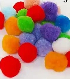 Producto - POMPONES COLORES SURTIDOS CHICOS POR UNIDAD