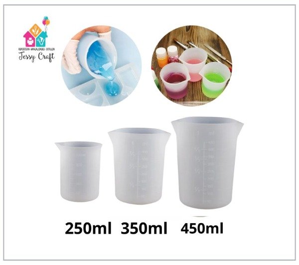 Producto - Jarra medidora de silicona ( 250ml 350ml 450ml ) x3