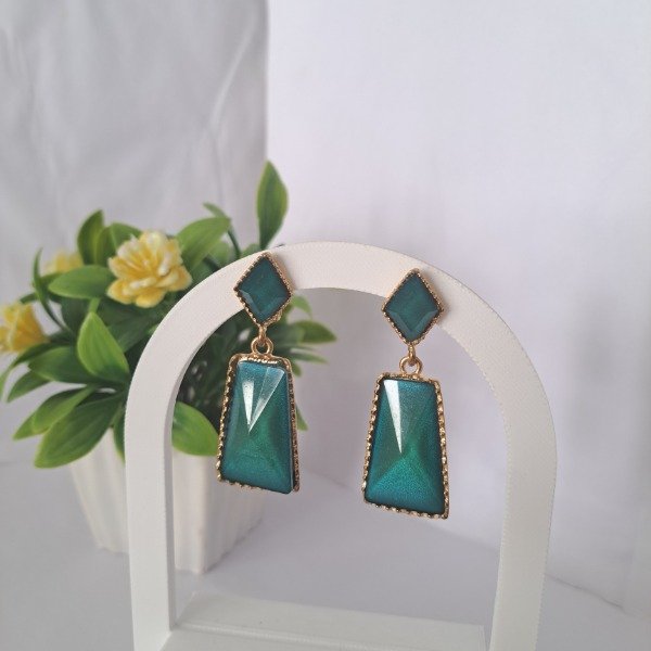 Producto - Aros Rectángulos (Fantasía)