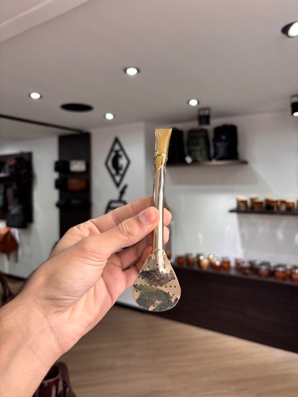 Producto - BOMBILLON PALA ANCHA ARTESANAL SEMI RECTO PICO BRONCE - 3