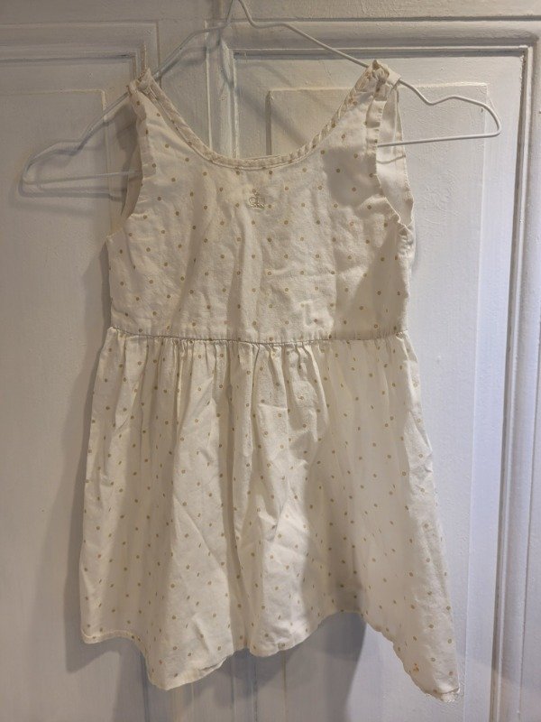 Producto - Musculosa PAULA CAHEN D'ANVERS blanca con lunares Talle 6 años - PRECIO: 15X