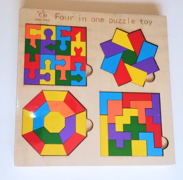 Producto - Tablero rompecabezas 4 en 1