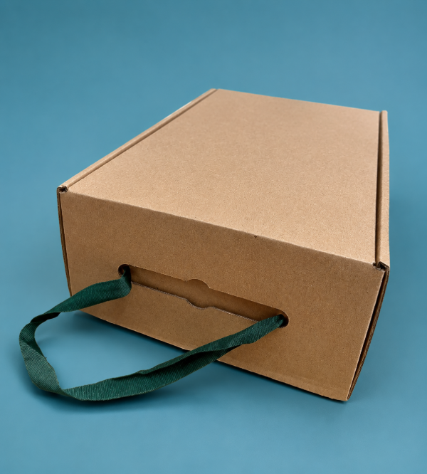 Producto - CAJA BOLSA KRAFT -COD. CB110 medida 34x11x22 (2 botellas) - 0