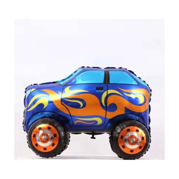 Producto - GLOBO 4D HOT WEELS AZUL 60X20