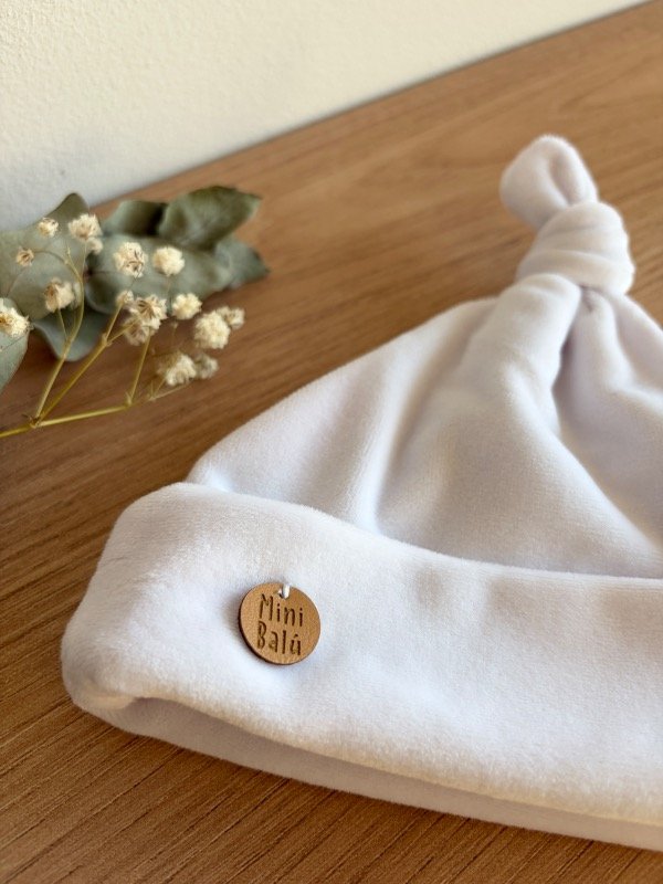Producto - Gorro plush nudo blanco - 1