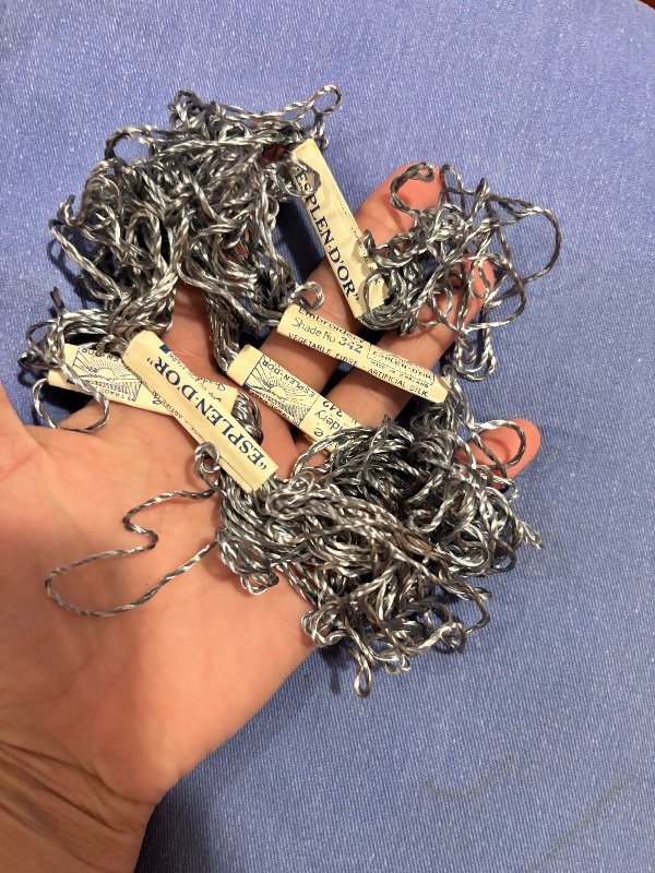 Producto - Hilo bordar seda vegetal celeste (por unidad)