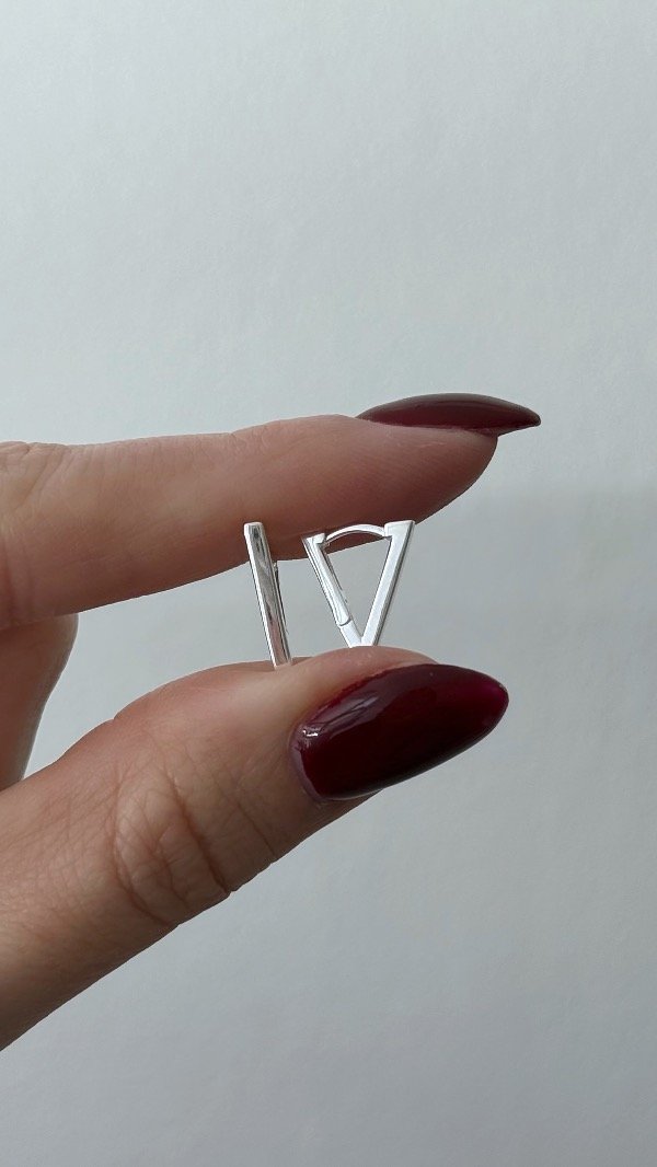 Producto - Argollas forma triang finas 1,4cm P925 - 0