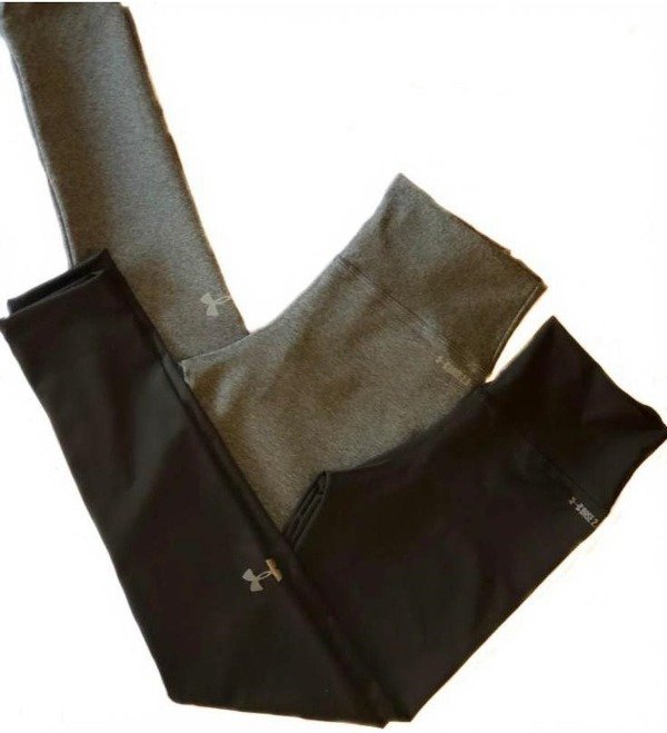 Producto - Calzas UA RUSH Gray No-Slip Waistband Full-Length para mujer
