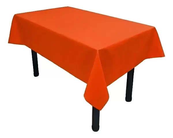 Producto - Mantel Naranja Reutilizable 1.80x1.20 Mts Friselina Gruesa