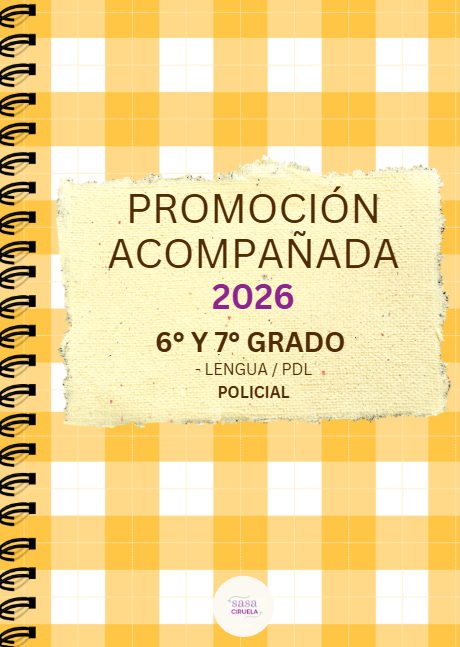 Producto - PROMOCIÓN ACOMPAÑADA 2026 - PDL/LENGUA 6TO Y 7MO - POLICIAL - 0