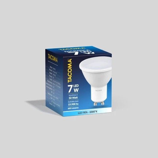 Producto - DICROICA LED 7W 120 FRIA TACOMA