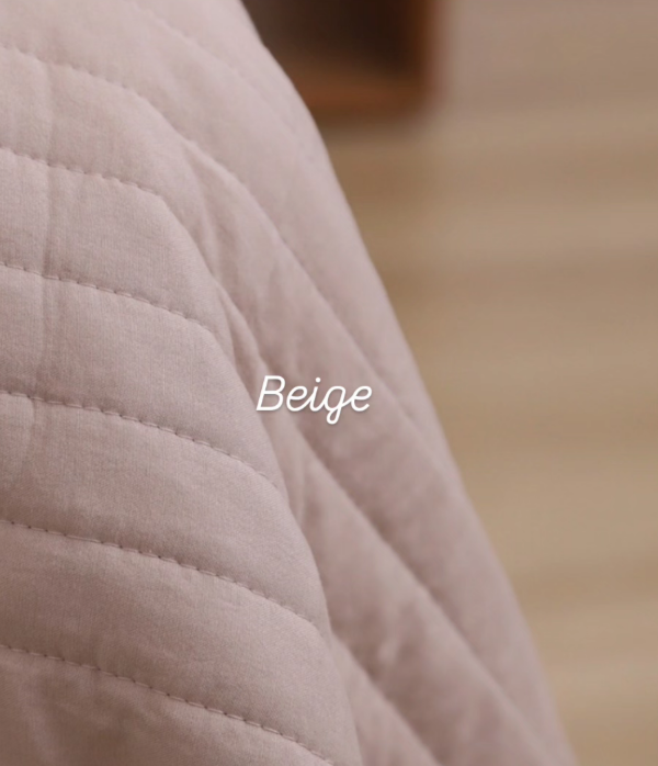 Producto - Cubre cama de algodón Beige