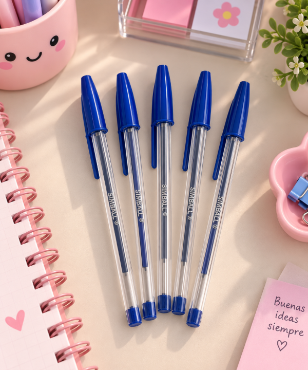 Producto - LAPICERAS DOLCHE SIMBALL TINTA AZUL Y NEGRA - 0