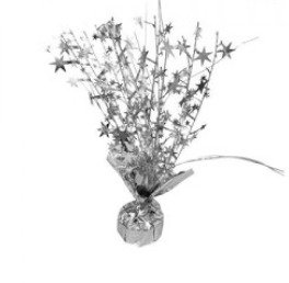 Producto - PESA PARA GLOBOS CENTRO DE MESA PLATEADO 182gr