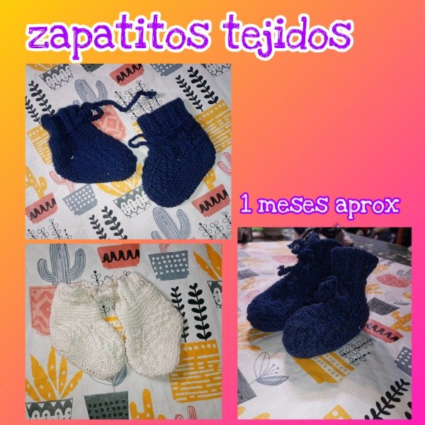 Producto - Zapatitos tejidos 1 mes aprox