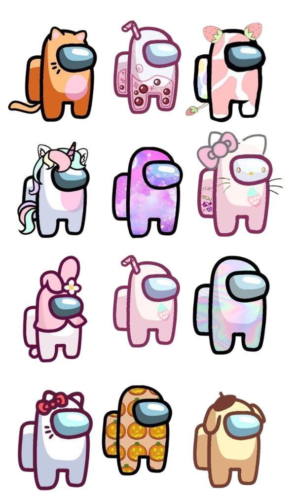 Producto - Planchita Stickers Among Us