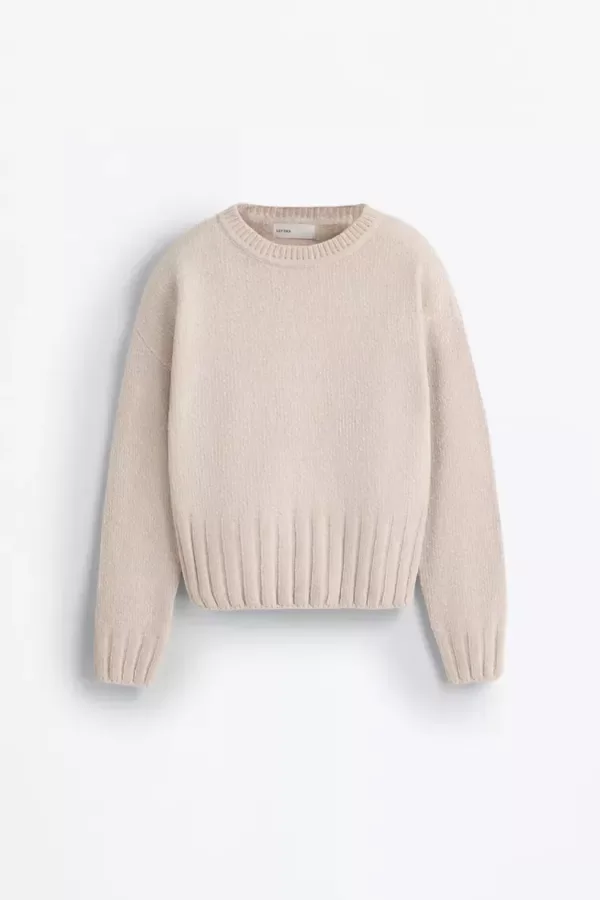 Producto - Sweater cuello redondo crudo Lefties - 0