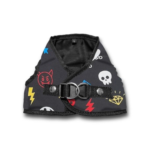 Producto - Chaleco Pretal para Perros - Paseo Seguro y Cómodo - CALAVERAS