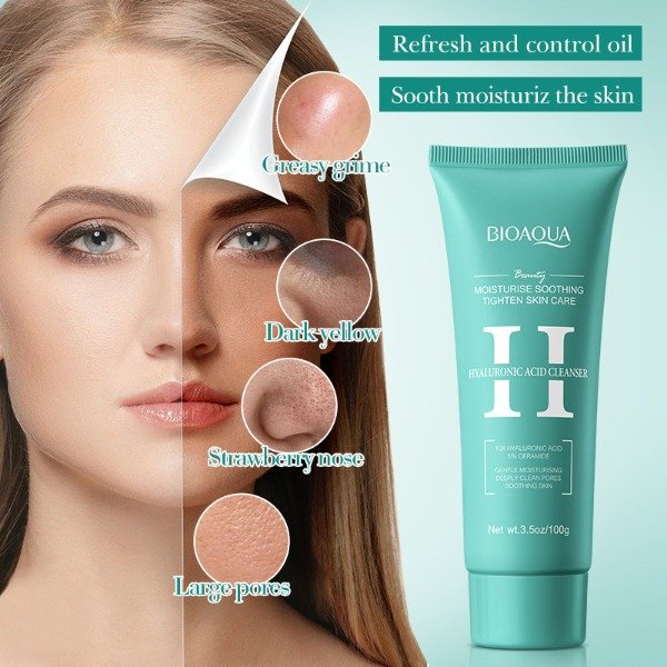 Producto - Limpiador facial con ácido hialurónico Bioaqua