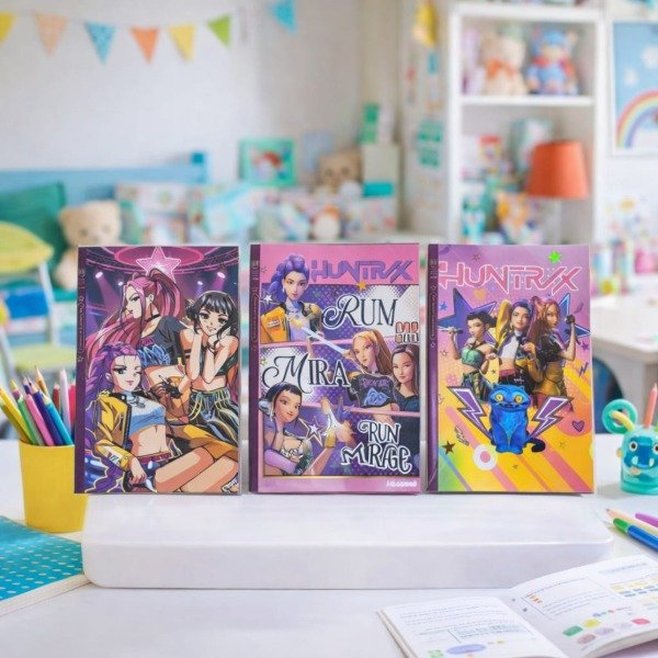 Producto - Cuaderno B5 Hojas Rayadas Guerreras K-POP LS