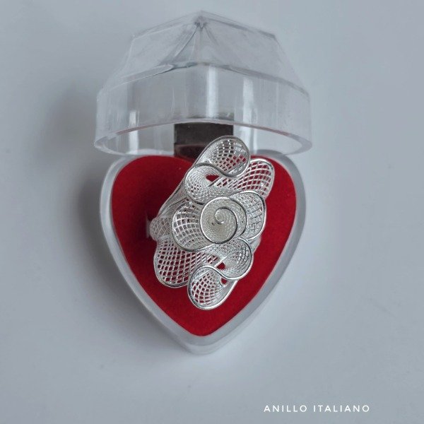 Producto - Anillo italiano rosa - 1