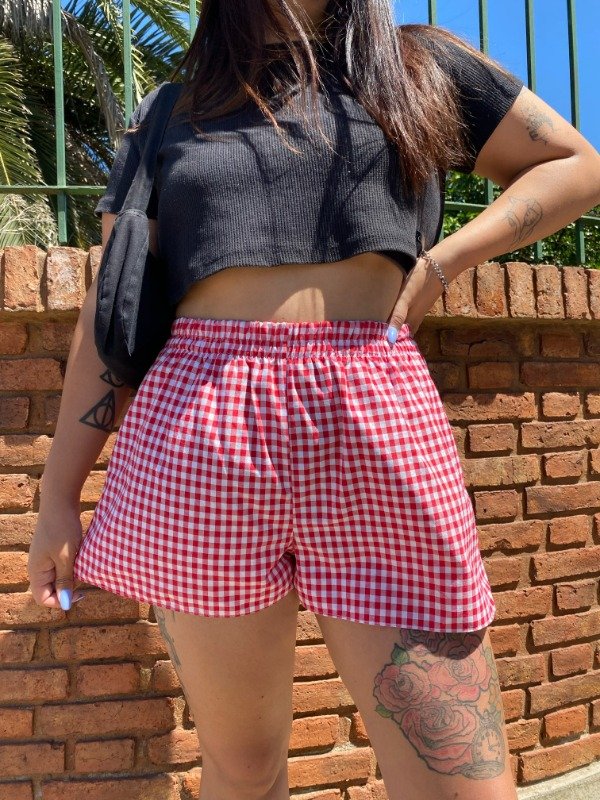 Producto - Short Sely cuadrille (por encargue)