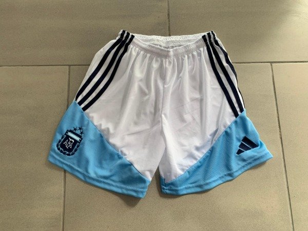 Short argentina blanco entrenamiento