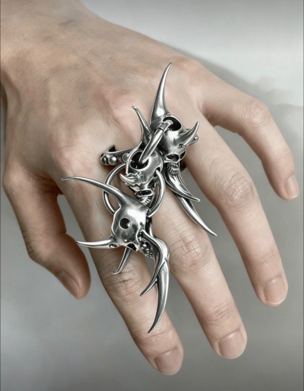 Producto - Anillo skull artgoth