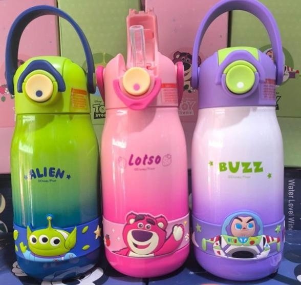 Producto - BOTELLITA TERMICA ACERO CON PICO 350ML PERSONAJES