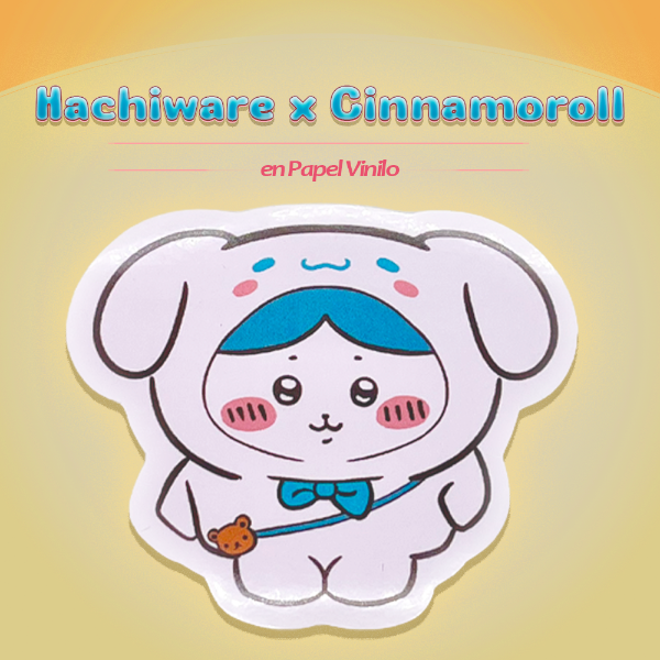Producto - Hachiware x Cinnamoroll (sticker)