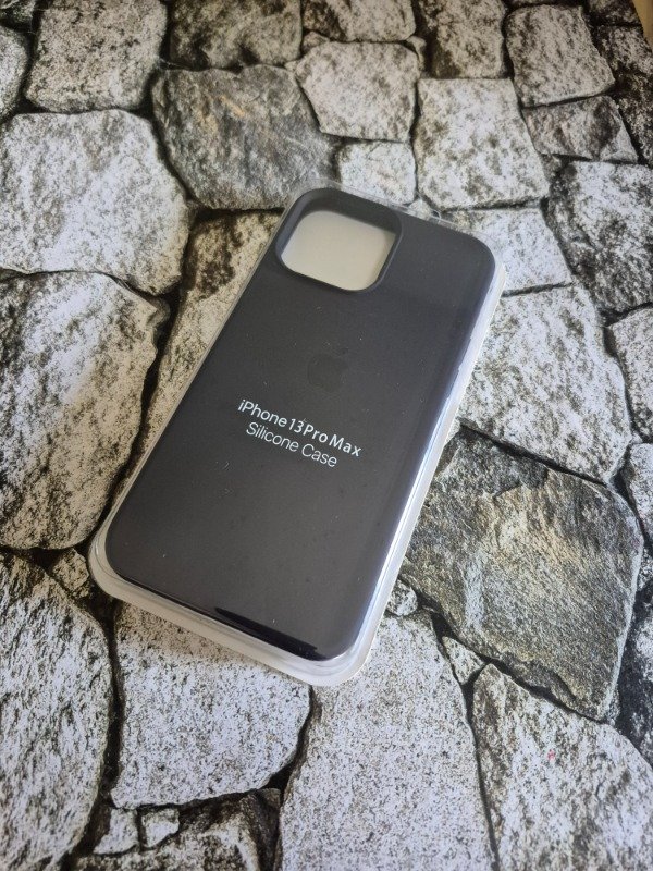 Producto - Funda silicone case logo Iphone 13 Pro Max violeta oscuro