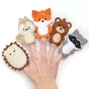 Producto - Titeres de dedo animalitos I