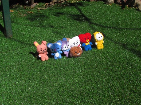 Producto - Llavero Muñecos BT21 Tejido Crochet Coleccionable BTS - 0