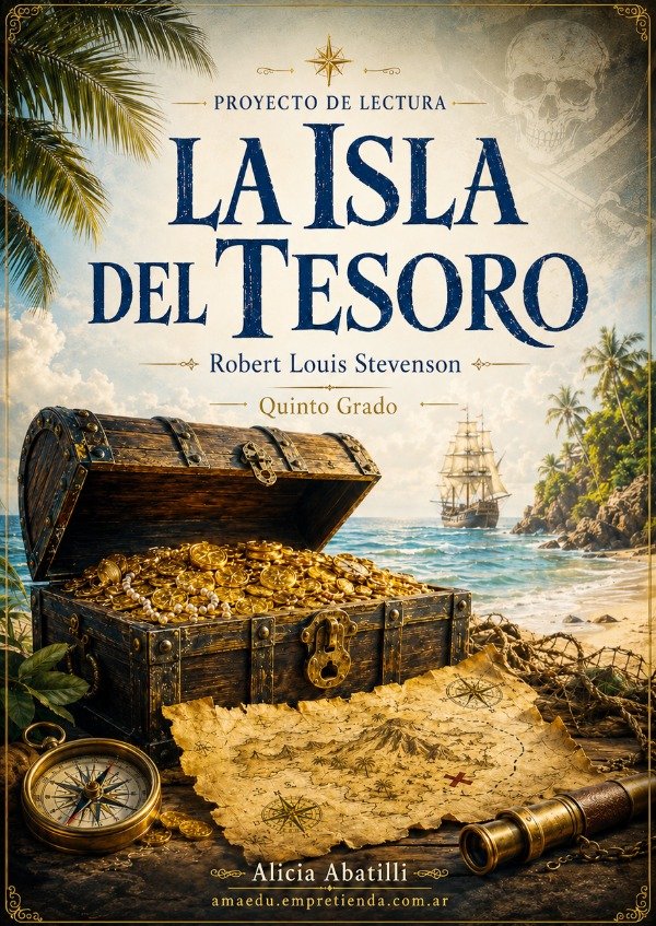 Producto - Lectura LA ISLA DEL TESORO (Quinto Grado)