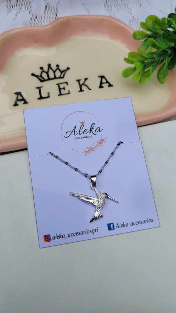 Producto - Colibrí con strass de acero quirúrgico - 2