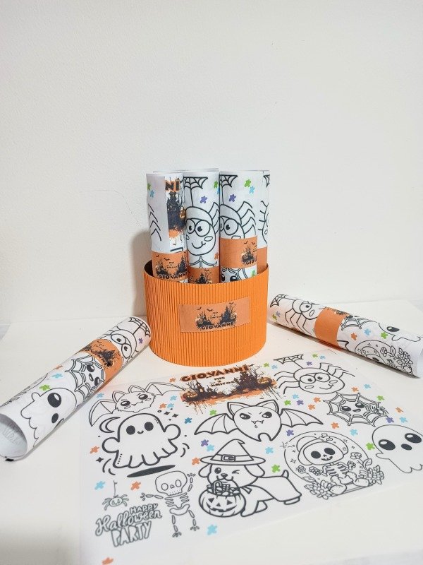 Producto - Rollo para colorear halloween x 10 un con base