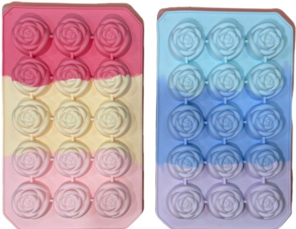 Producto - Molde 15 rosas p/ velas o cubitos