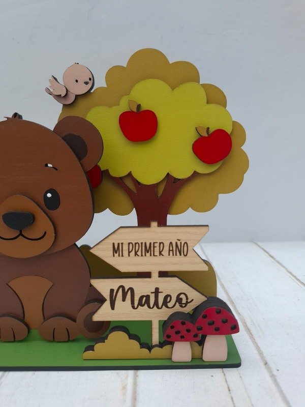 Producto - CENTROS DE MESA ANIMALES DEL BOSQUE - 3