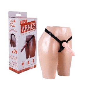 Producto - Arnes y Consolador Americano Mide 3x18cm Cod A24-15