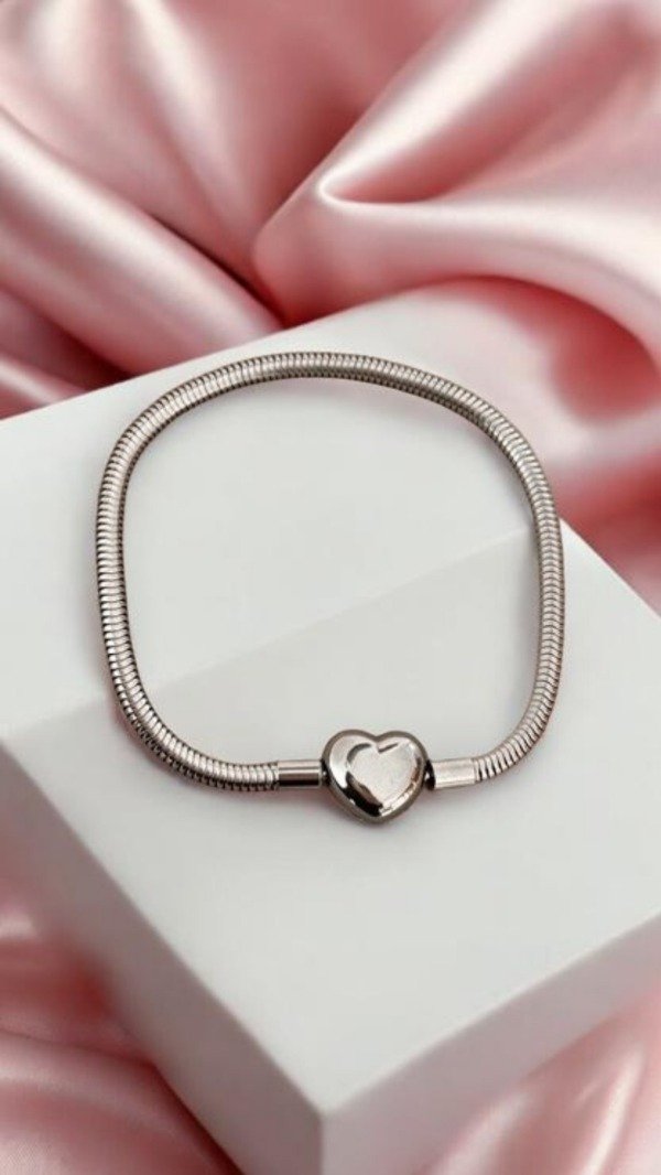 Producto - Pulsera acero corazón