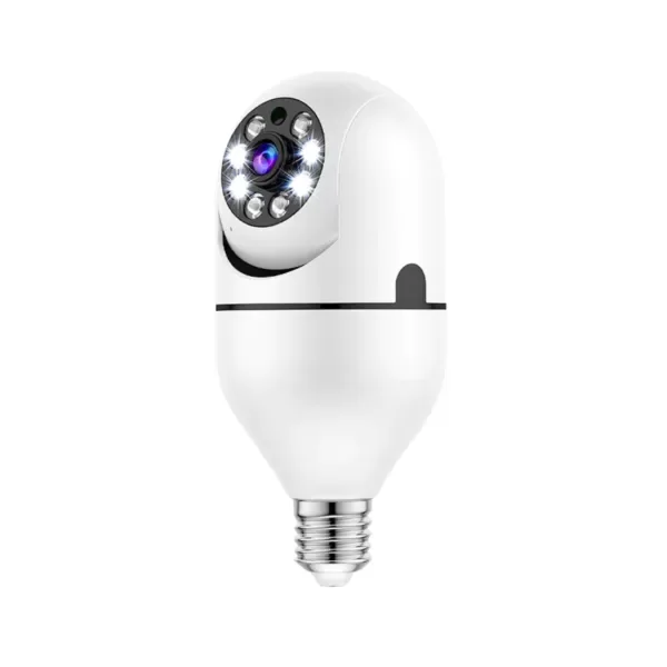 Producto - Cámara De Seguridad Con Wifi Foco Visión Nocturna Hd 360