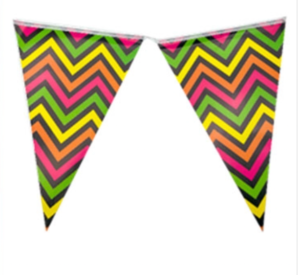 Producto - Banderín zigzag multicolor