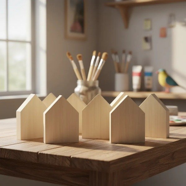 Producto - Casitas Pequeñas Nordicas 7x10 cm x 10 Un. - 0