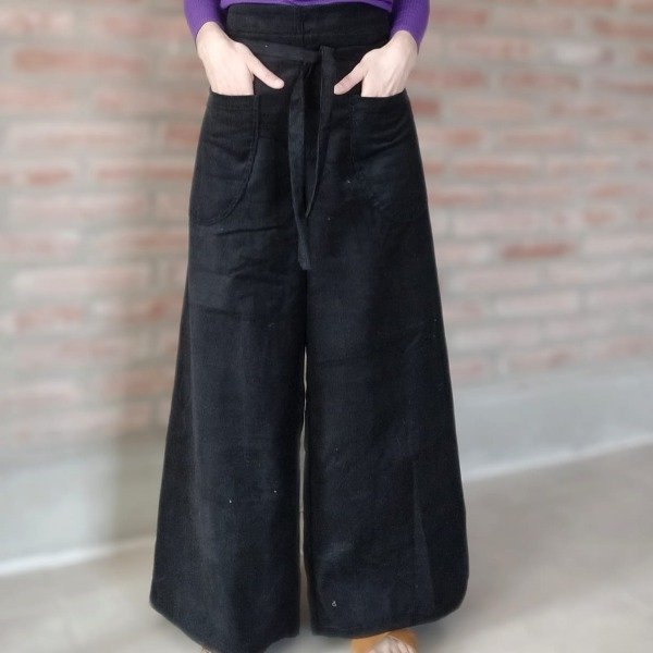 Producto - Recto Corderoy Negro