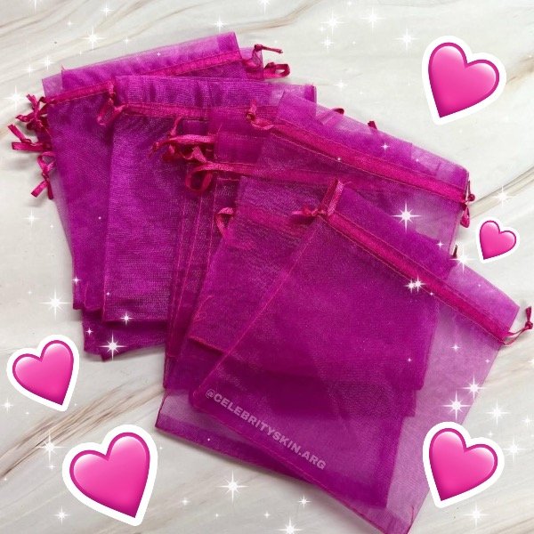 Producto - BOLSA DE ORGANZA FUCSIA X 10 UNIDADES