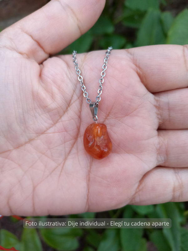 Producto - Dije Agata Cornalina - Tesoro Pulido