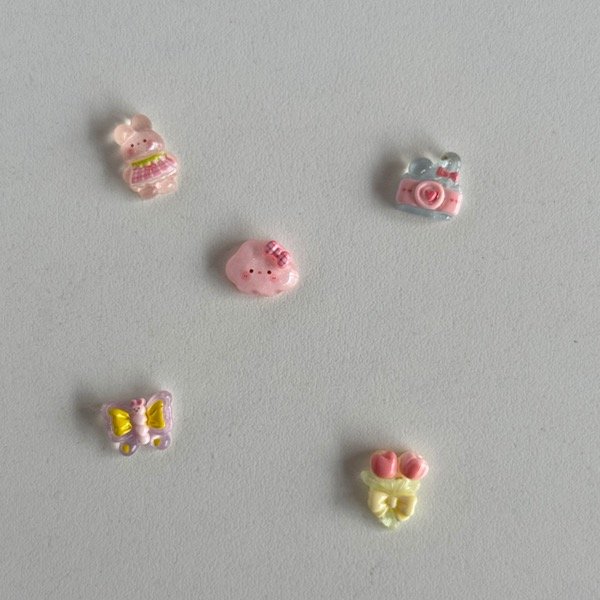 Producto - Charms x 5u - Mini formitas acrilicas 1