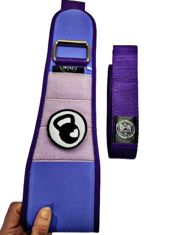 Producto - Cinturon con parche mas straps Violeta
